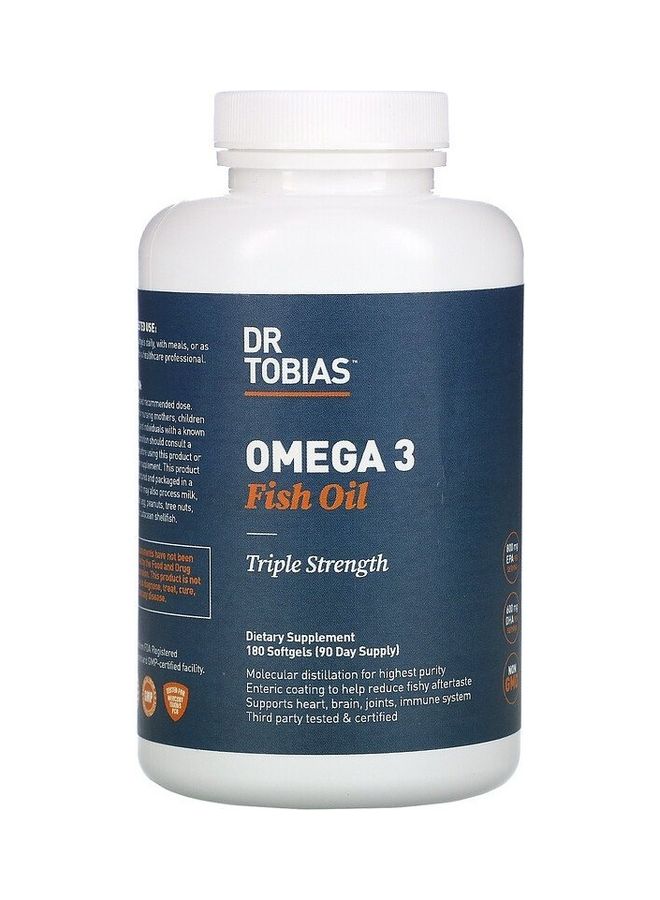 دكتور توبياس زيت السمك أوميجا 3 بالقوة الثلاثية - Image 1