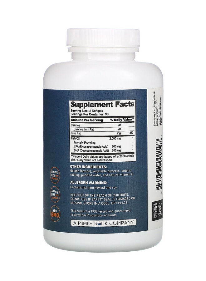 دكتور توبياس زيت السمك أوميجا 3 بالقوة الثلاثية - Image 2