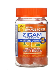 ZICAM Cold Remedy, Medicated Fruit Drop, Ultimate Orange  - Image 1