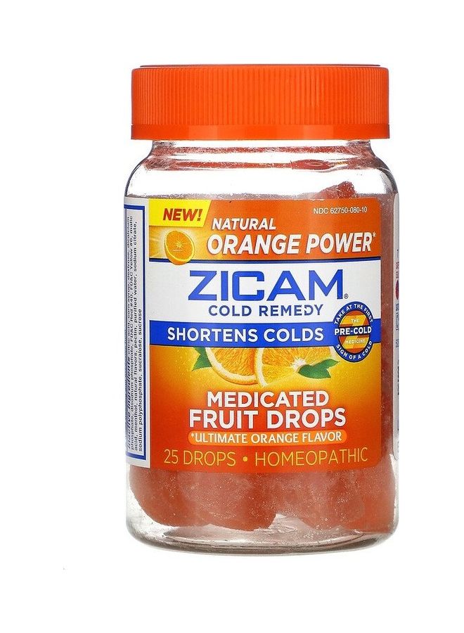 Cold Remedy, Medicated Fruit Drop, Ultimate Orange - Image 1