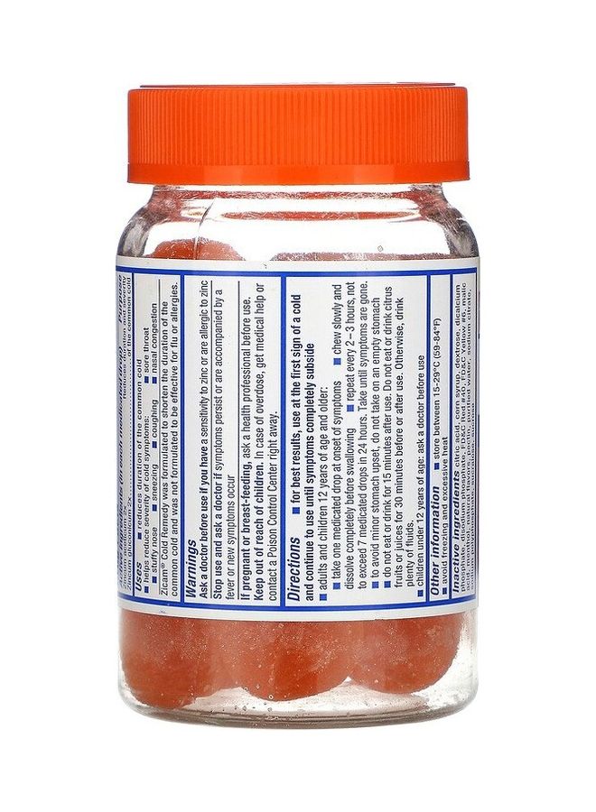 Cold Remedy, Medicated Fruit Drop, Ultimate Orange - Image 2