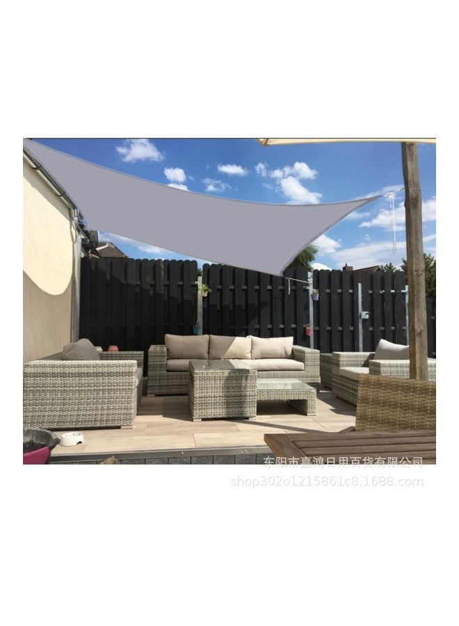NIBEMINENT - Sun Shade Sail Net Canopy UV Protection Awning Shelter Grey - Image 1