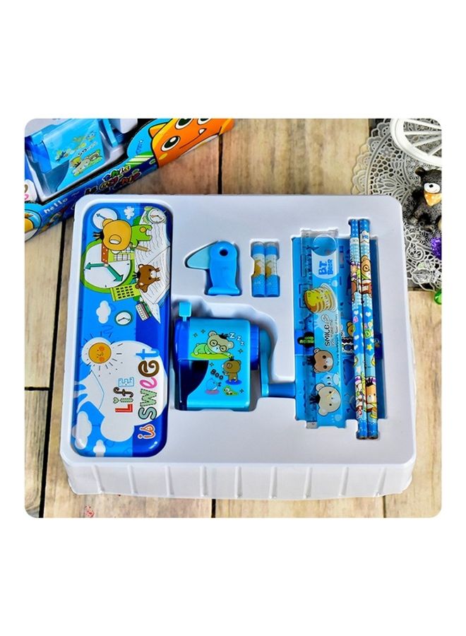 Elementary School Stationery Supplies Box Set Blue - Image 2