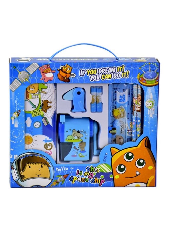 Elementary School Stationery Supplies Box Set Blue - Image 1