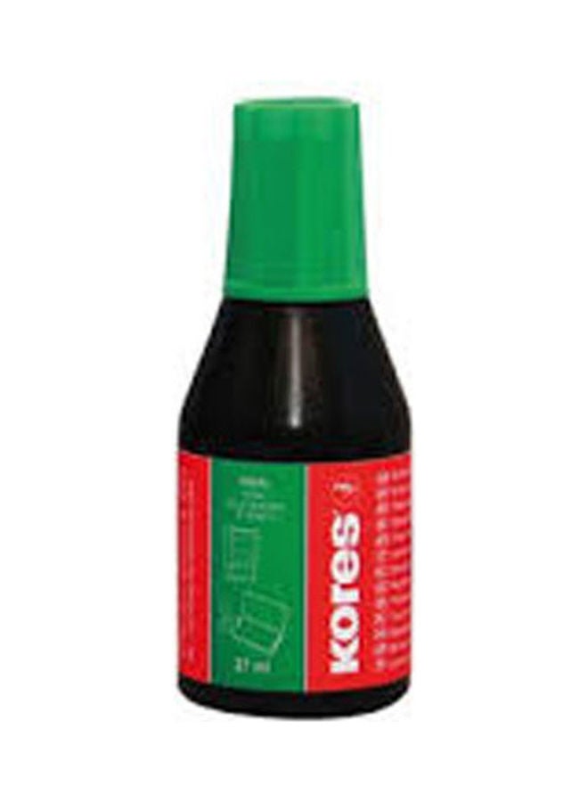 KORES StamPad ink 28ml  Nr:71338 Green