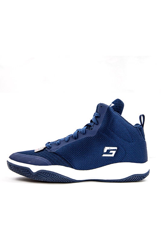GADZ - Men's Cougar High Top Sneakers Blue - Image 1