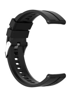 Generic Replacement Silicone Bracelet Strap Wristband For Huawei watch 3/watch 3 Pro  22mm Black  - Image 3