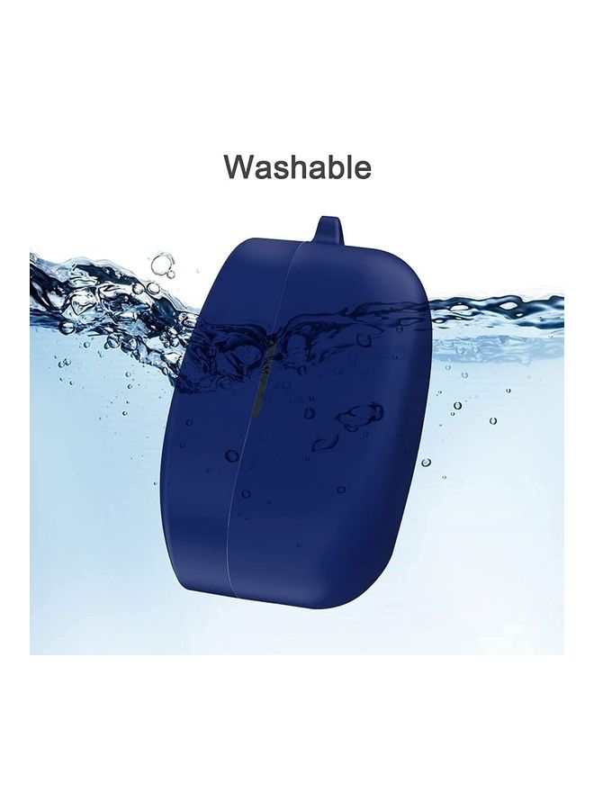 Protective Case Cover with Carabiner For Sony WF-1000XM4 Wireless Earbuds Blue - Image 2