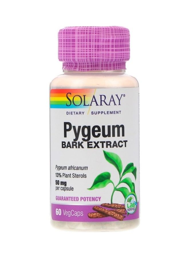 Pygeum Bark Extract, 50 mg Capsules