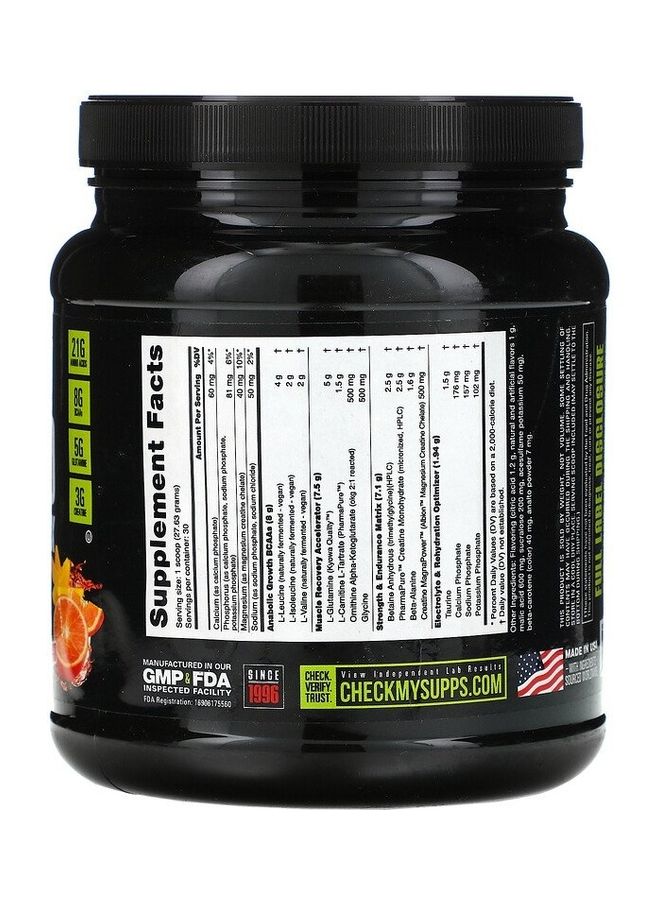 NutraBio Labs Reload Recovery Matrix Orange Mango 1.83 lb (829 g)  - Image 2