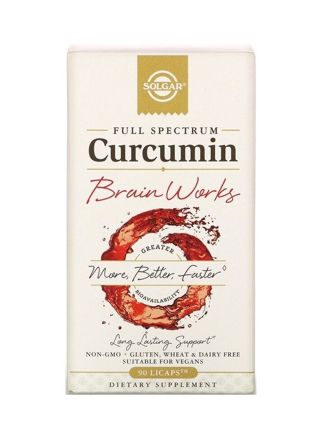 Solgar Full Spectrum Curcumin Brain Works Licaps - Image 1