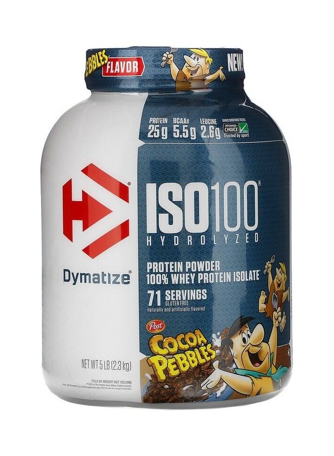 Dymatize ISO100 Hydrolyzed Protein Powder, Cocoa Pebbles - Image 1
