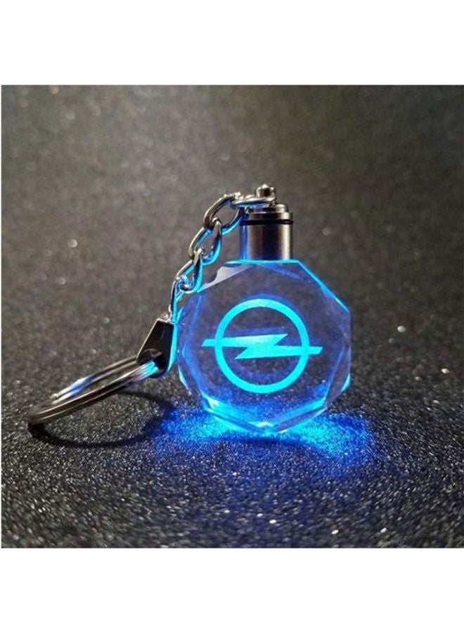 Keychain With Opel Car Logo With Changing Color Light