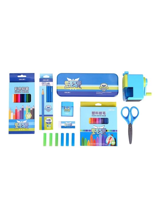 Primary School Stationery Supplies Set Blue - Image 2