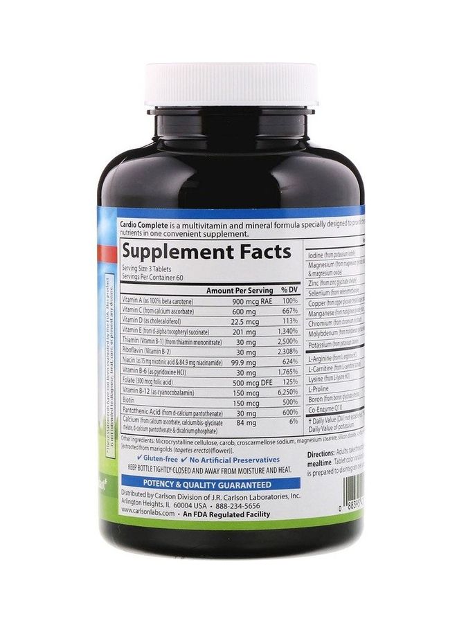 كارلسون لابس - Cardio Complete, Advanced Multivitamin - Image 1