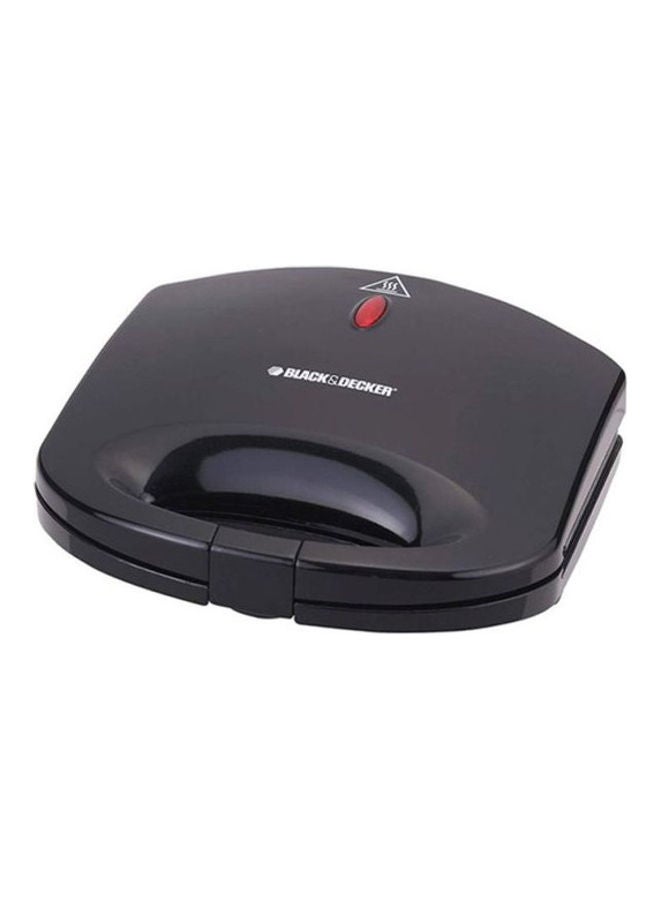 BLACK+DECKER Smoothie Maker With Glass Jar And Sandwitch Maker 600.0 W BX600G-B5 + TS1000-B5/Bundle Silver/Black/Clear - Image 2