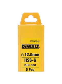 DEWALT 5-Piece HSS Drill Bit Set Silver  - Image 2