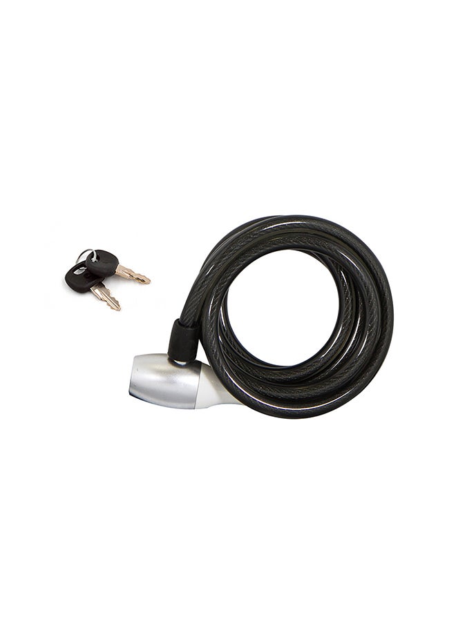Spartan Cable Lock 180cm Silver  - Image 1