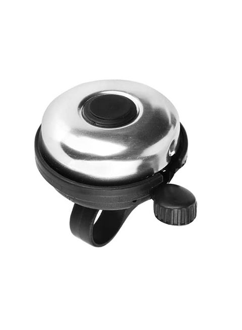 Bicycle Bell – Silver | Durable Aluminum Bike Bell for Clear Sound & Easy Installation