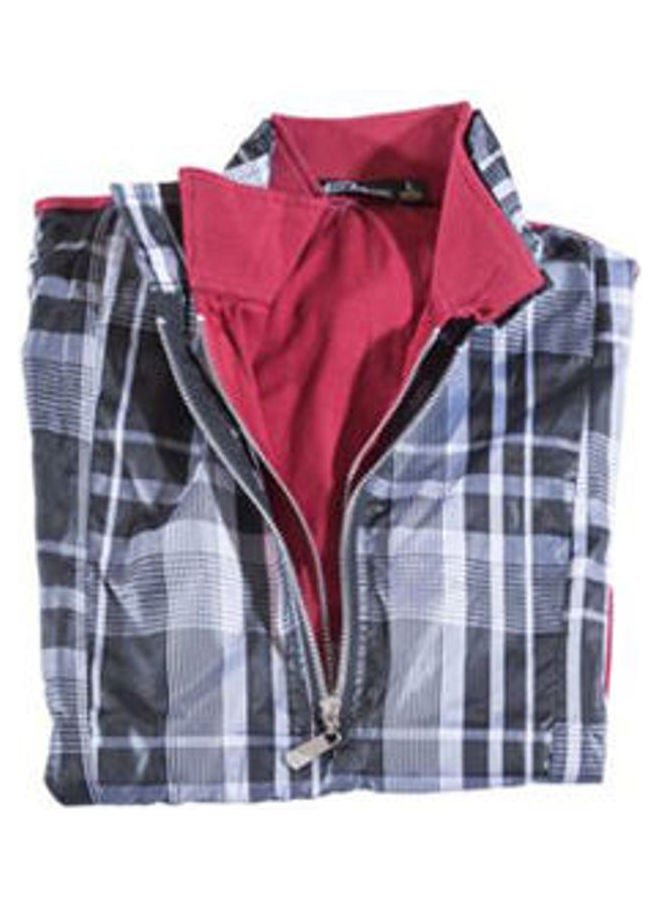 Printed Collared Neck Sweatshirt Multicolour