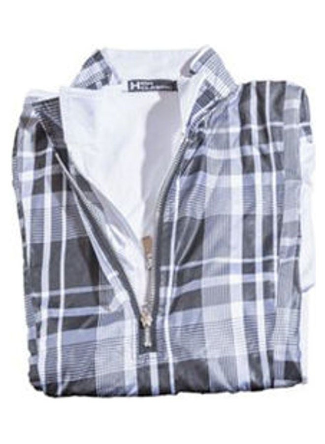 Printed Collared Neck Sweatshirt Multicolour 