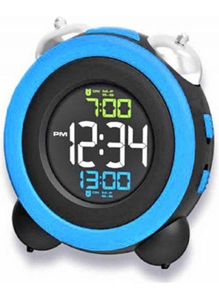 Digital Alarm Clock With Different Alarm Times Led Light Button Blue - v1627925270/N49701712A_1