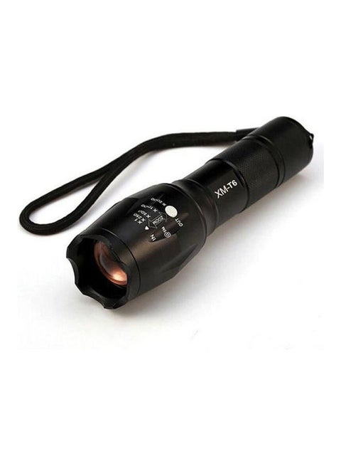 2500Lumens Zoomable Cree Led Flashlight Torch Light Lamp Black 16.2X4.8X5cm