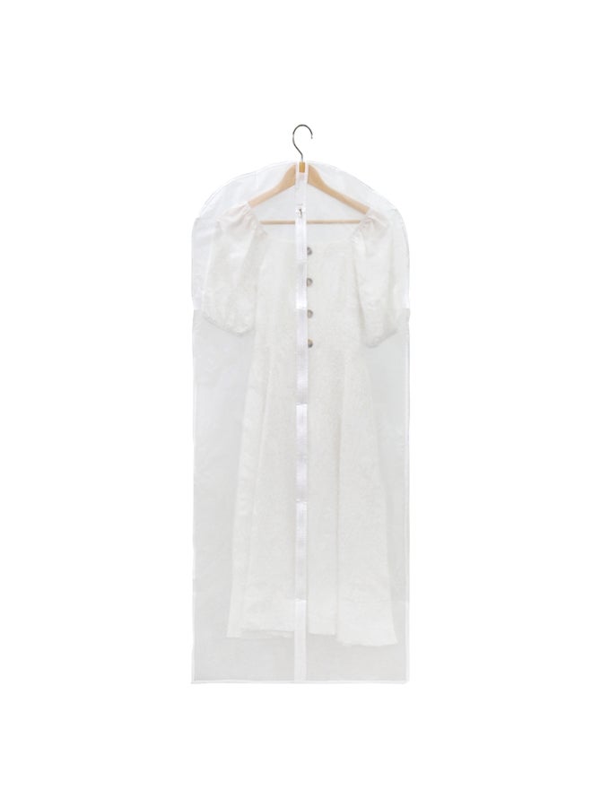 Generic 6-Piece Hanging Garment Storage Bag for Wardrobe with Full Zipper White  - Image 2