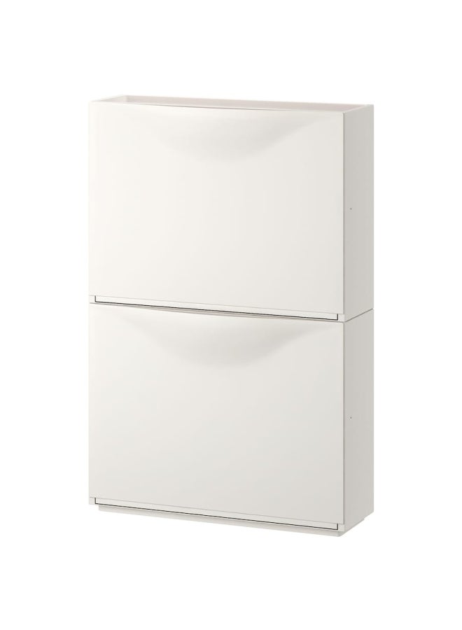 دبليو كيه خزانة تريونز لتخزين الأحذية أبيض - Image 2