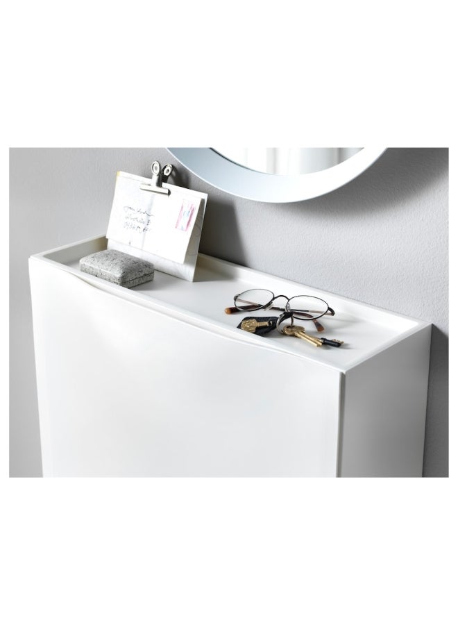 دبليو كيه خزانة تريونز لتخزين الأحذية أبيض - Image 3