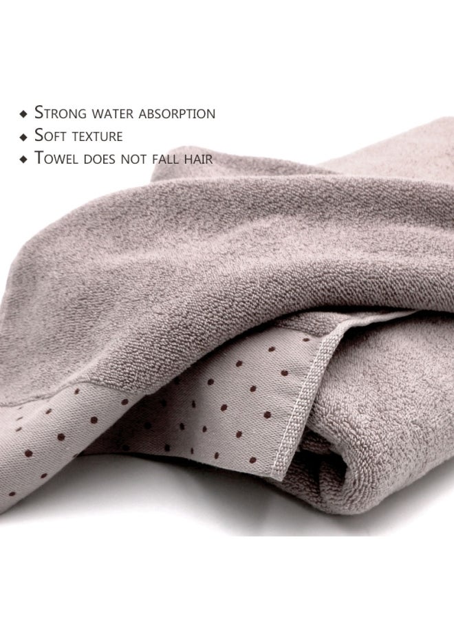 أو إي إم طقم مناشف للشعر مناسبة للاستخدام على الشاطئ من قطعتين بني 20 X 10 X 10سم - Image 2