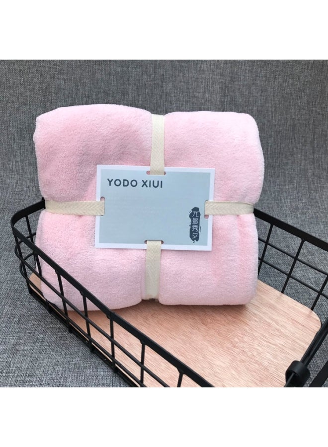 أو إي إم منشفة بحافة مموجة تتميز بكثافة عالية من صوف المرجان وردي 20 X 20 X 10سم - Image 1