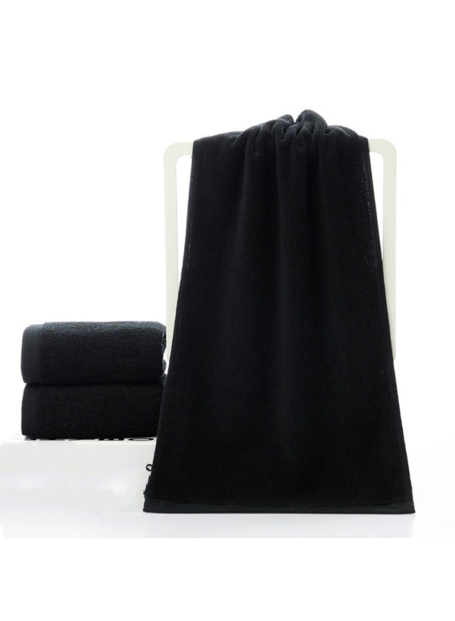 أو إي إم منشفة استحمام للوجه كبيرة وسميكة أسود 15 X 15 X 10سم - Image 3