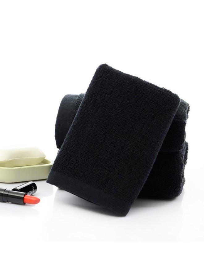 أو إي إم منشفة استحمام للوجه كبيرة وسميكة أسود 15 X 15 X 10سم - Image 4