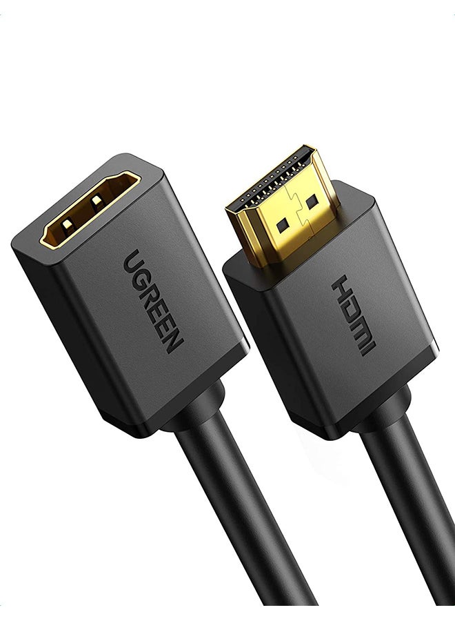 Ugreen HDMI Extension Cable Male to Female HDMI Extender Cord 4K Compatible for TV Stick, Roku Stick, PS5 PS4 PS3, Blu Ray Player,HDTV Laptop PC - 3M Black  - Image 1