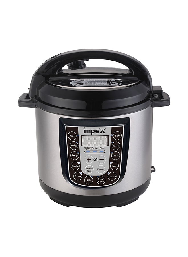 Impex - Electric Rice Cooker 10 L 1600 W EPC 10 Silver/Black - Image 1