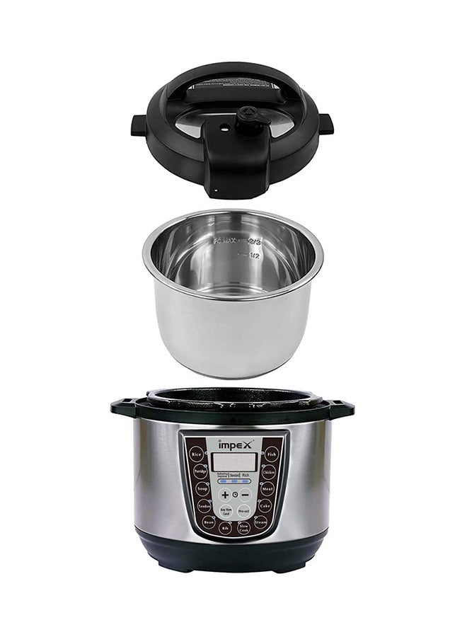 Impex - Electric Rice Cooker 10 L 1600 W EPC 10 Silver/Black - Image 1