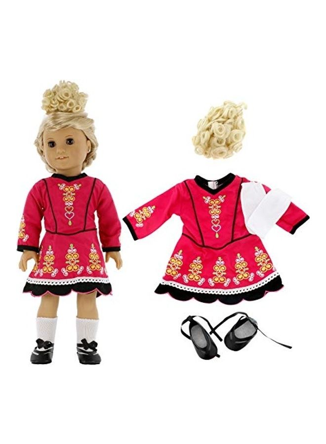 Dress Along Dolly 4-Piece Step Dancing Doll Outfit Set  - Image 2