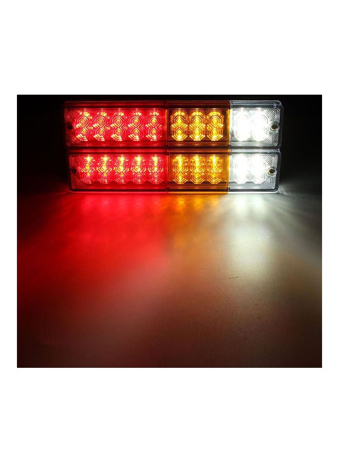 Generic 2-Piece 10-30V 20 LED Stop Rear Tail Light  - Image 2