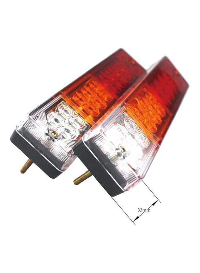 Generic 2-Piece 10-30V 20 LED Stop Rear Tail Light  - Image 1