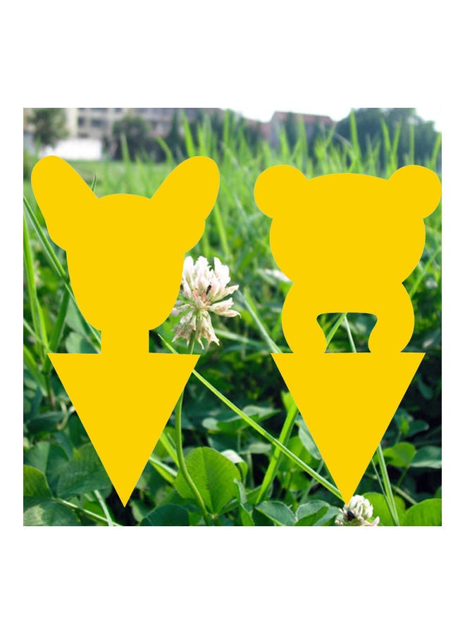 Generic 20-Piece Dual-sided Waterproof Insect Sticky Traps Yellow - Image 3