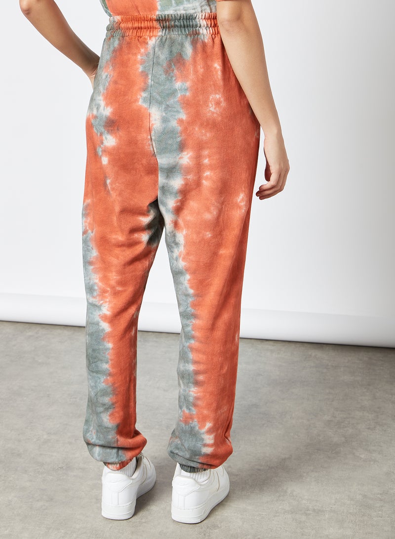 Sivvi x GenM Slogan Tie Dye Joggers Multicolour  - Image 4