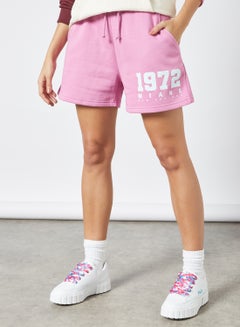 Sivvi x GenM Slogan Print Shorts Purple  - Image 1
