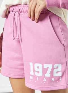 Sivvi x GenM Slogan Print Shorts Purple  - Image 2