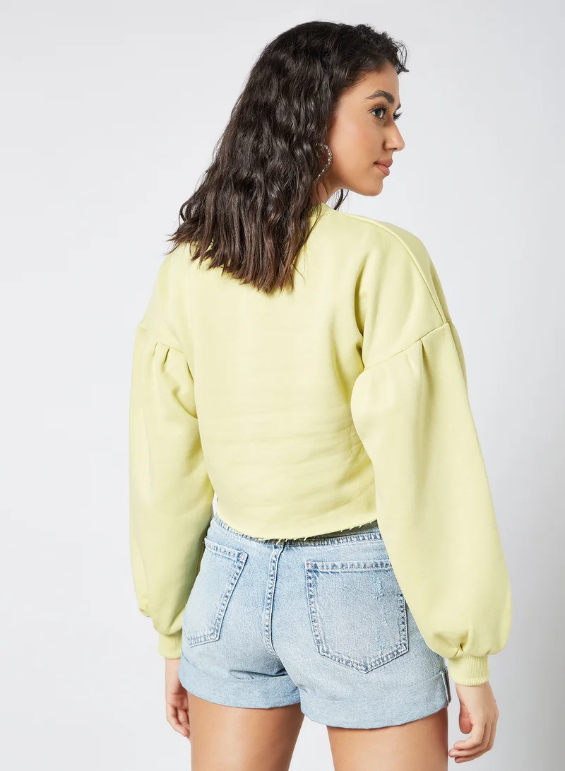 Sivvi x GenM Drawstring Sweatshirt Green