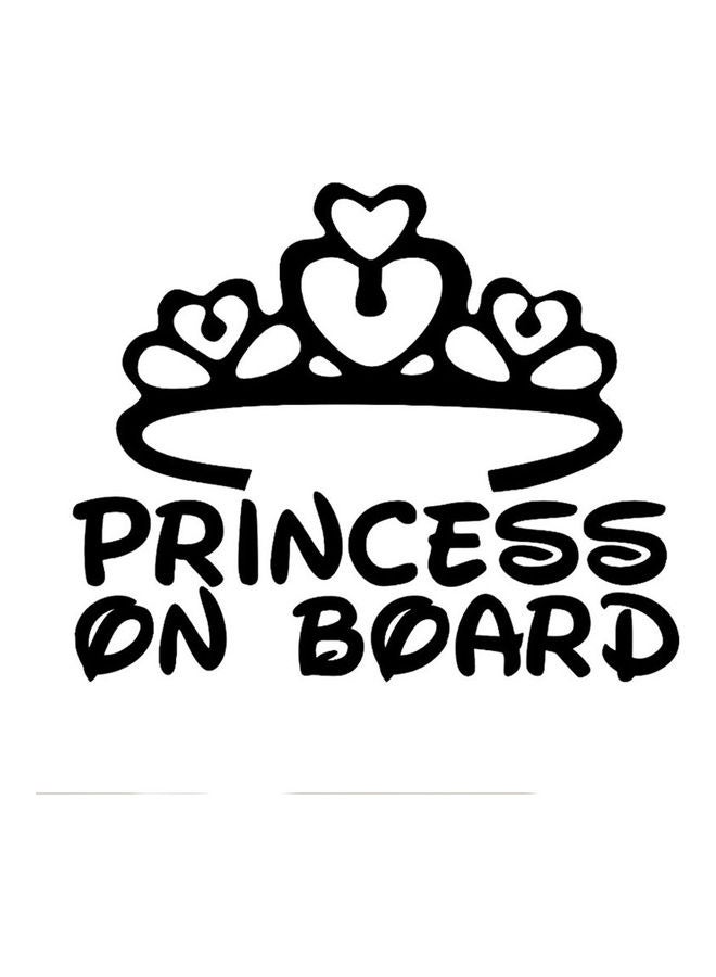 Princess On Board Car Body Styling Sticker - Image 1
