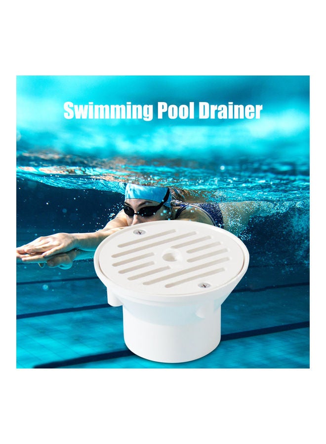 Swimming Pool Outlet Drainer Nozzle Flow Fitting Adjustable Jet White
