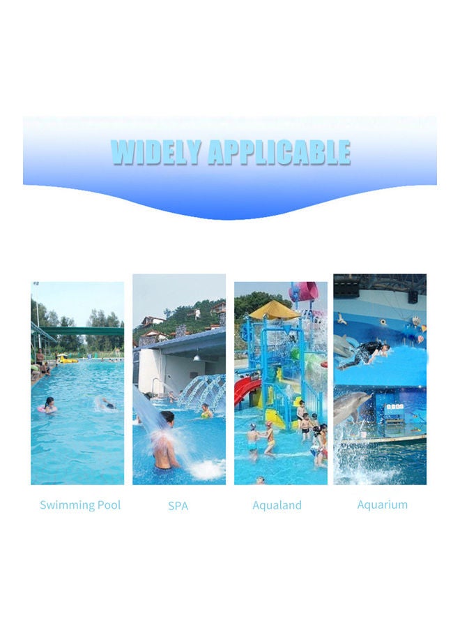 Generic - Pool Skimmer Net Removal Leaf Rake with Deep Bag and Heavy-Duty Frame Blue - Image 1