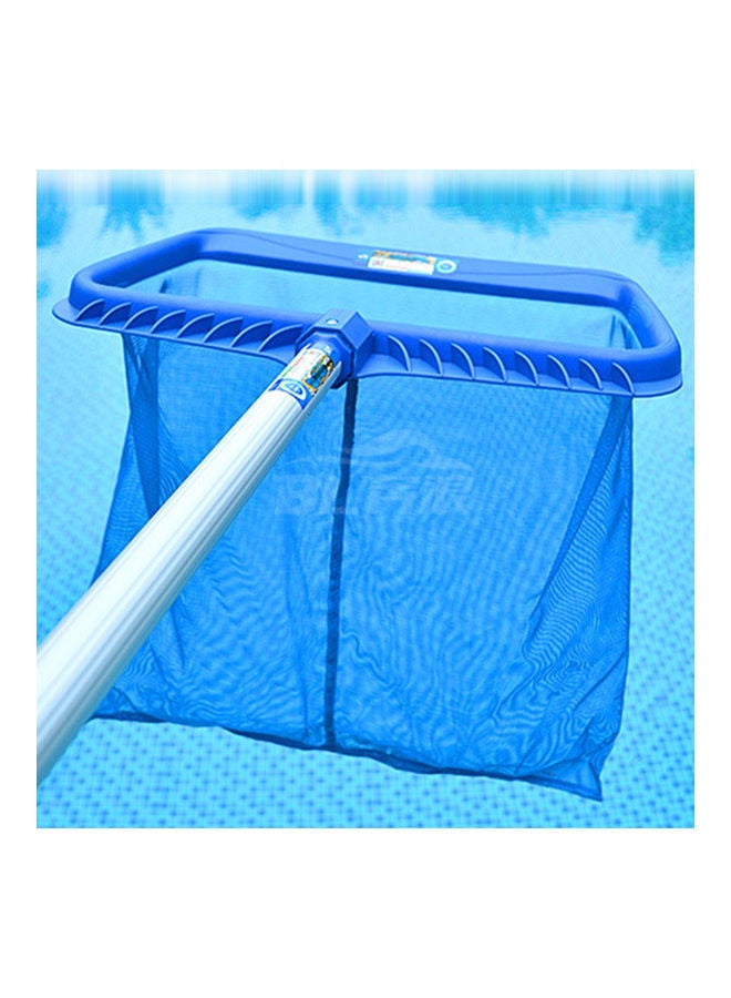 Generic - Pool Skimmer Net Removal Leaf Rake with Deep Bag and Heavy-Duty Frame Blue - Image 1
