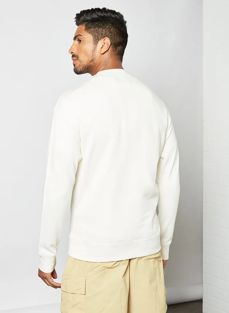 Russell Athletic Crew Neck Logo Sweatshirt Soya